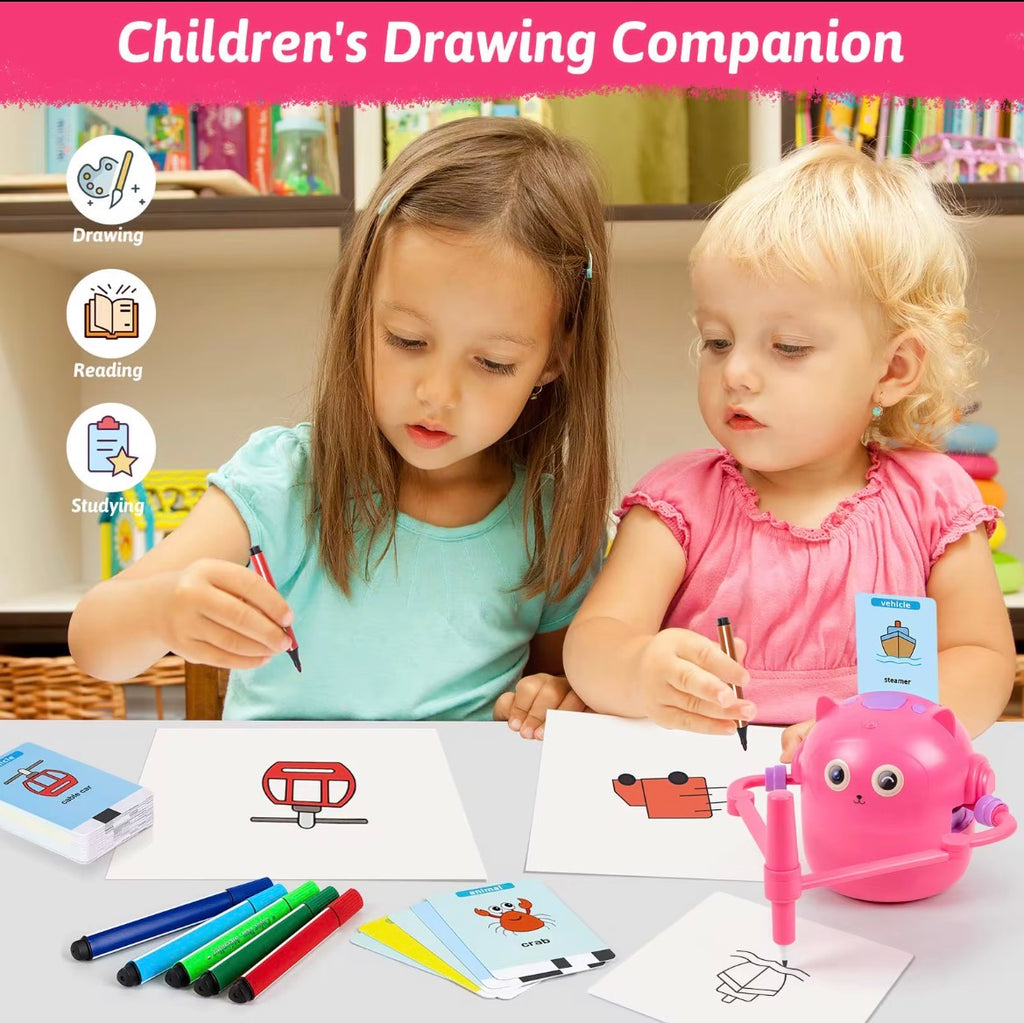 VELORA Smart AI Drawing Robot for Kids — Educational Painting & Learning Toy