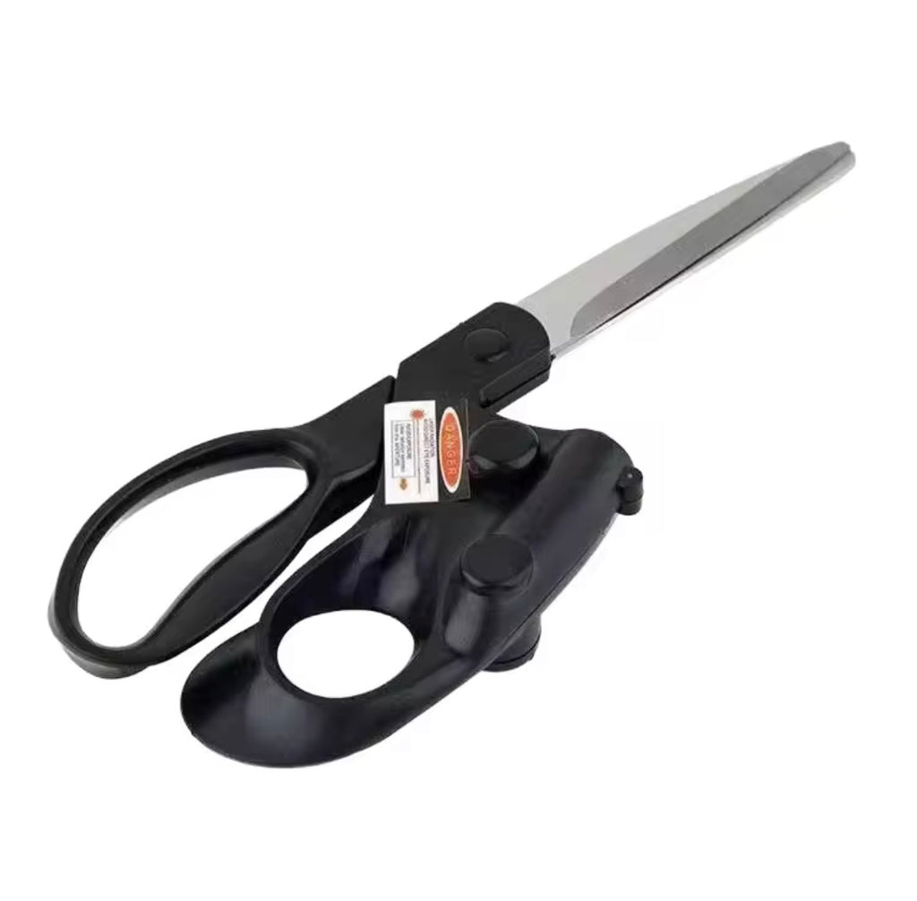 VELORA Laser Guided Sewing Scissors — Infrared Positioning Stainless Steel Needlework Shears