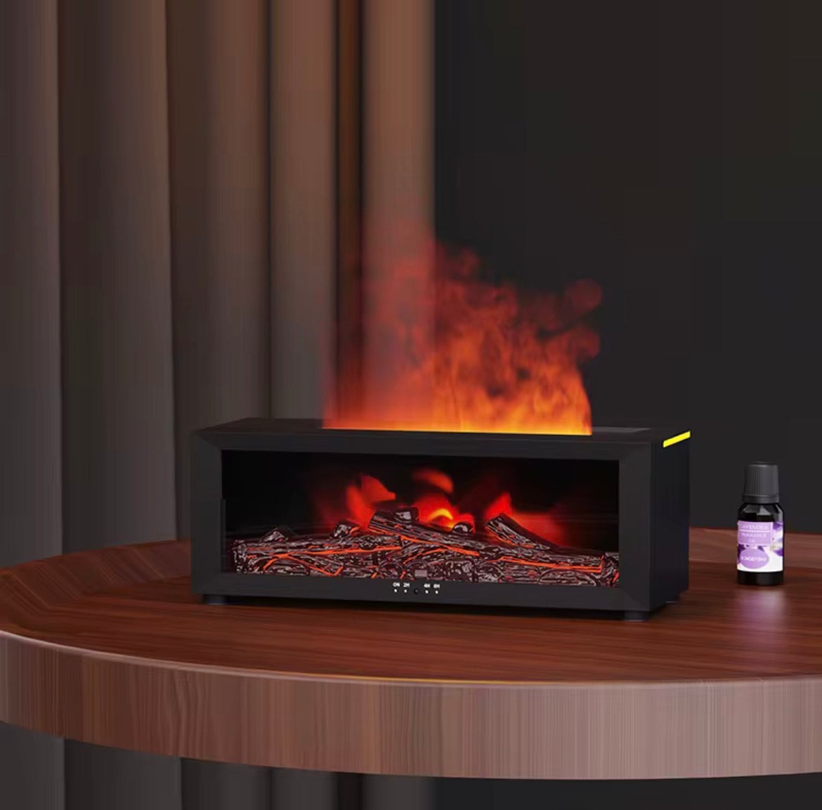 VELORA Flame Smart Aroma Diffuser | Fireplace Light Simulation