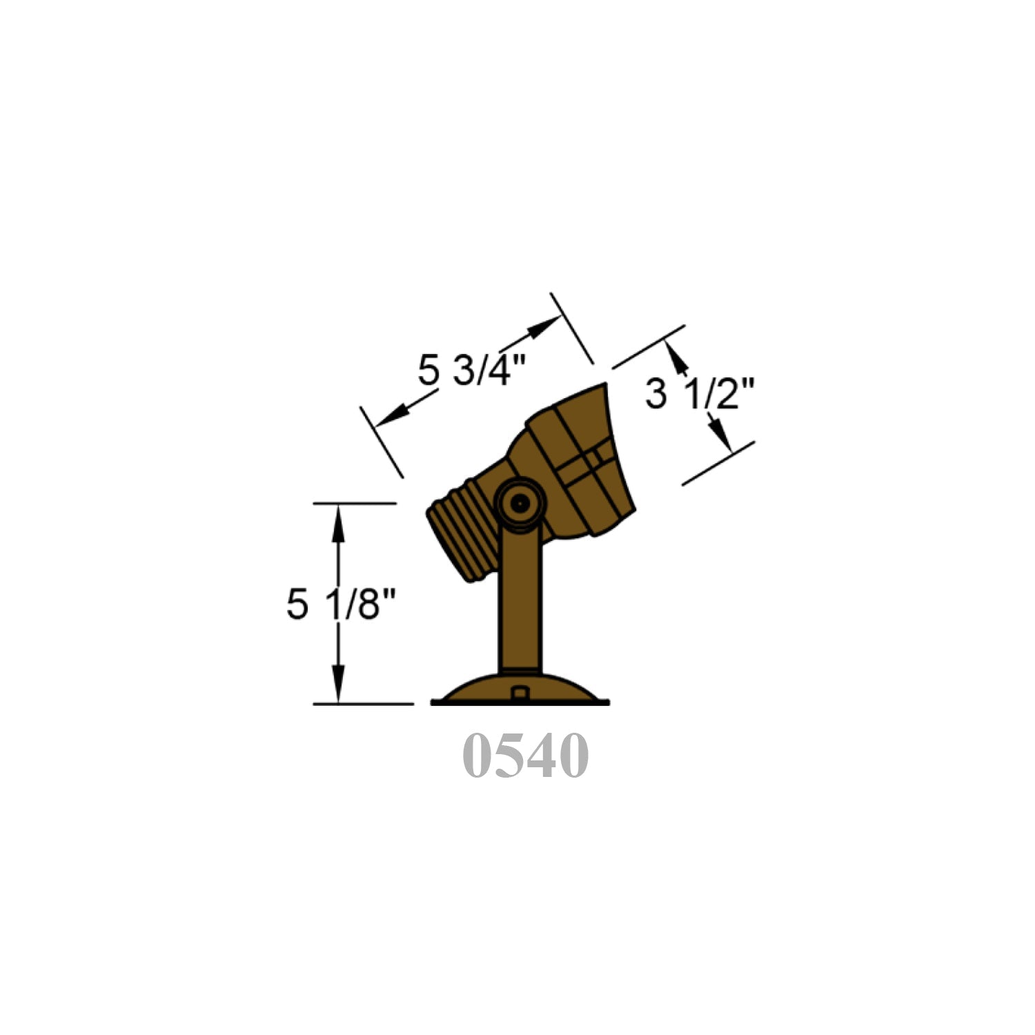 Luminaire paysager d'accentuation - 0540