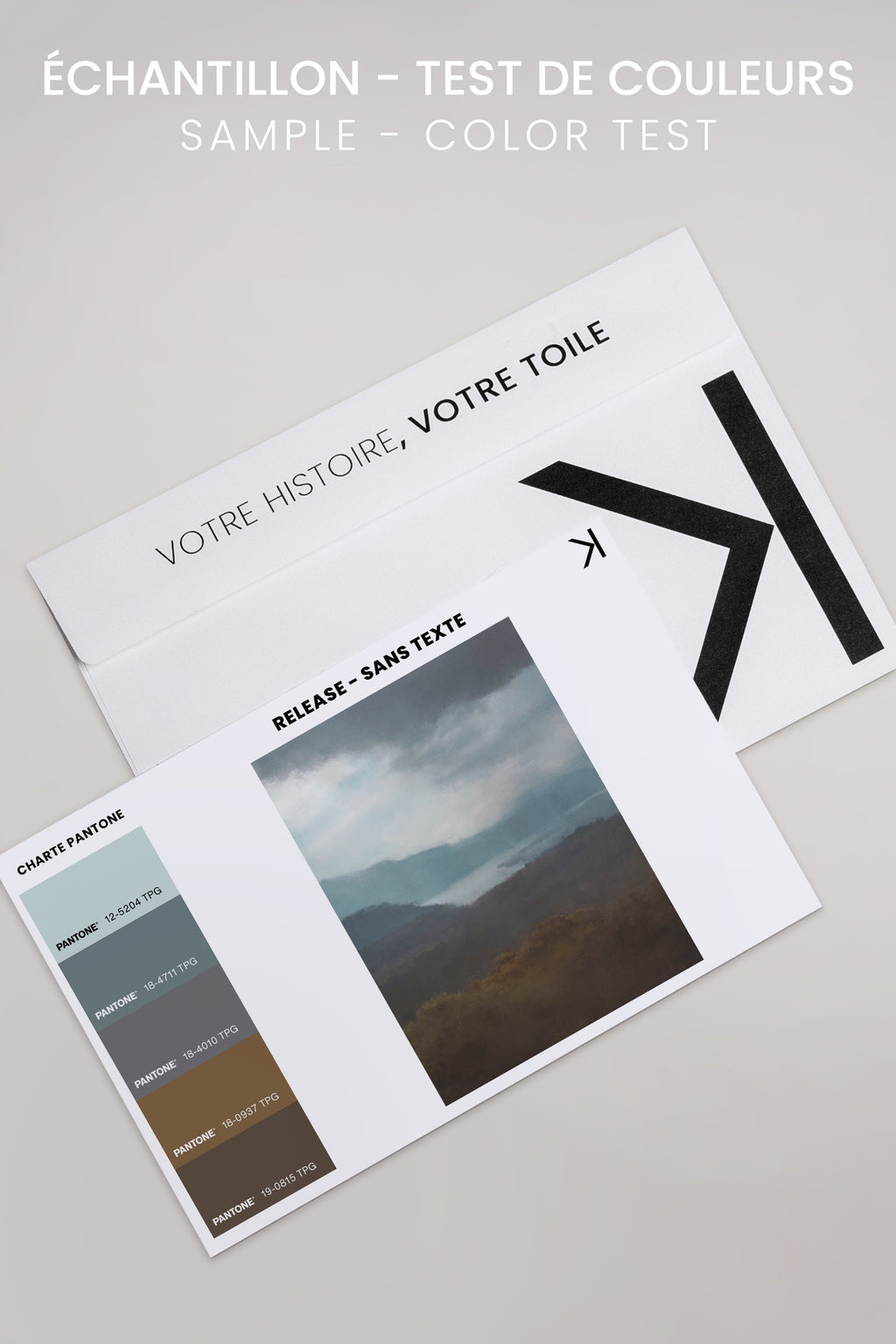 Release, Oeuvre sur toile étirée