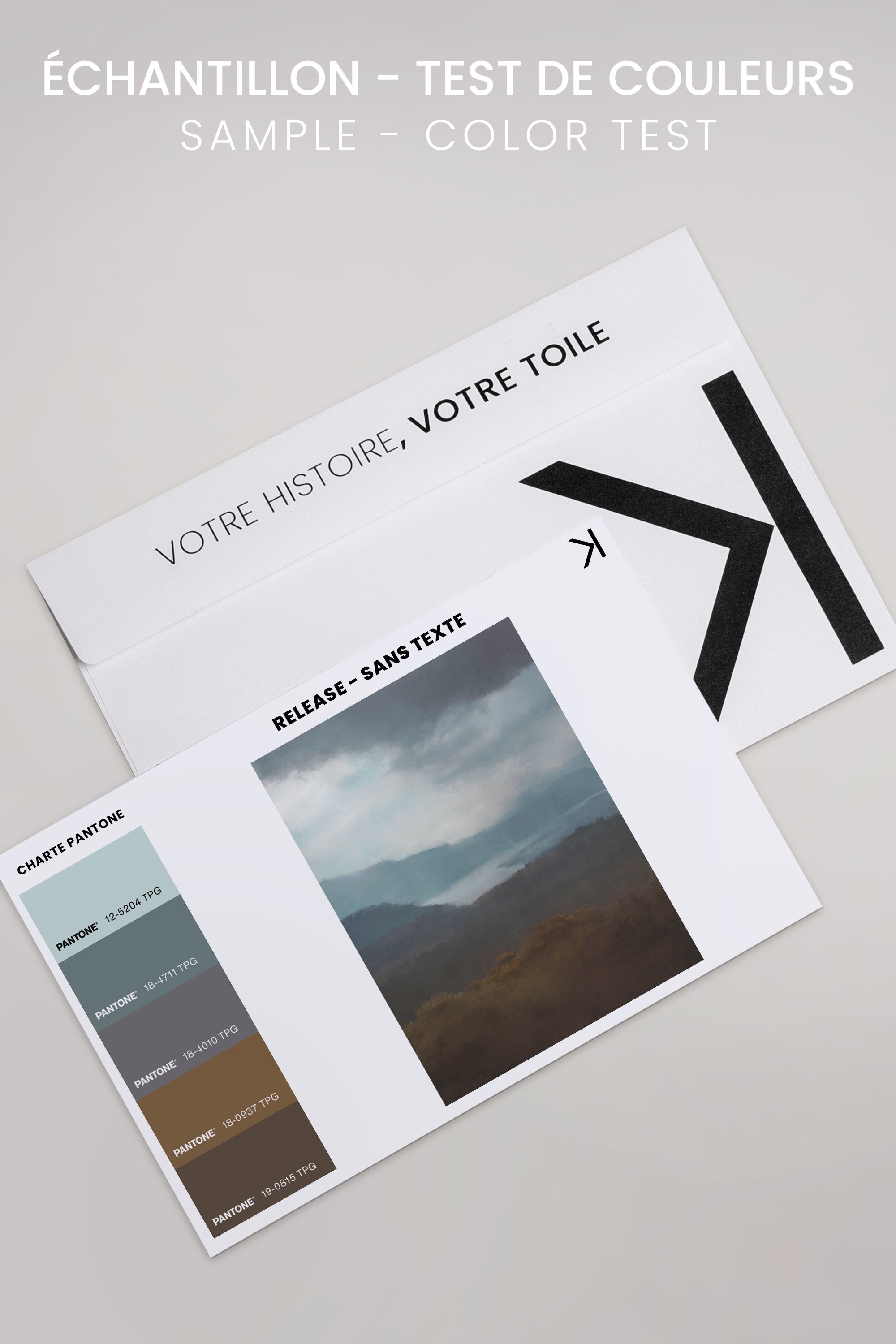 Release, Oeuvre sur toile étirée