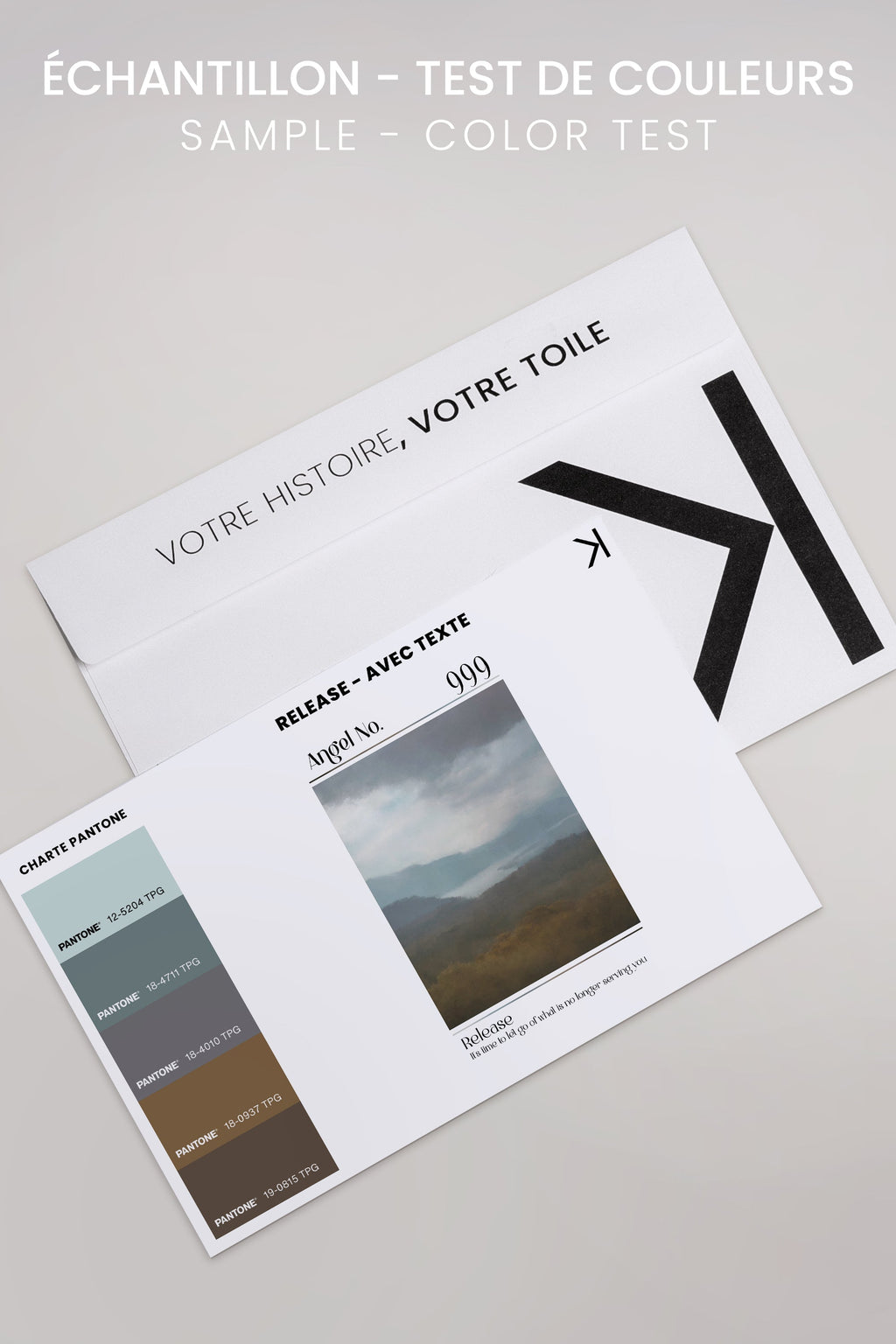 Release, Oeuvre sur toile étirée