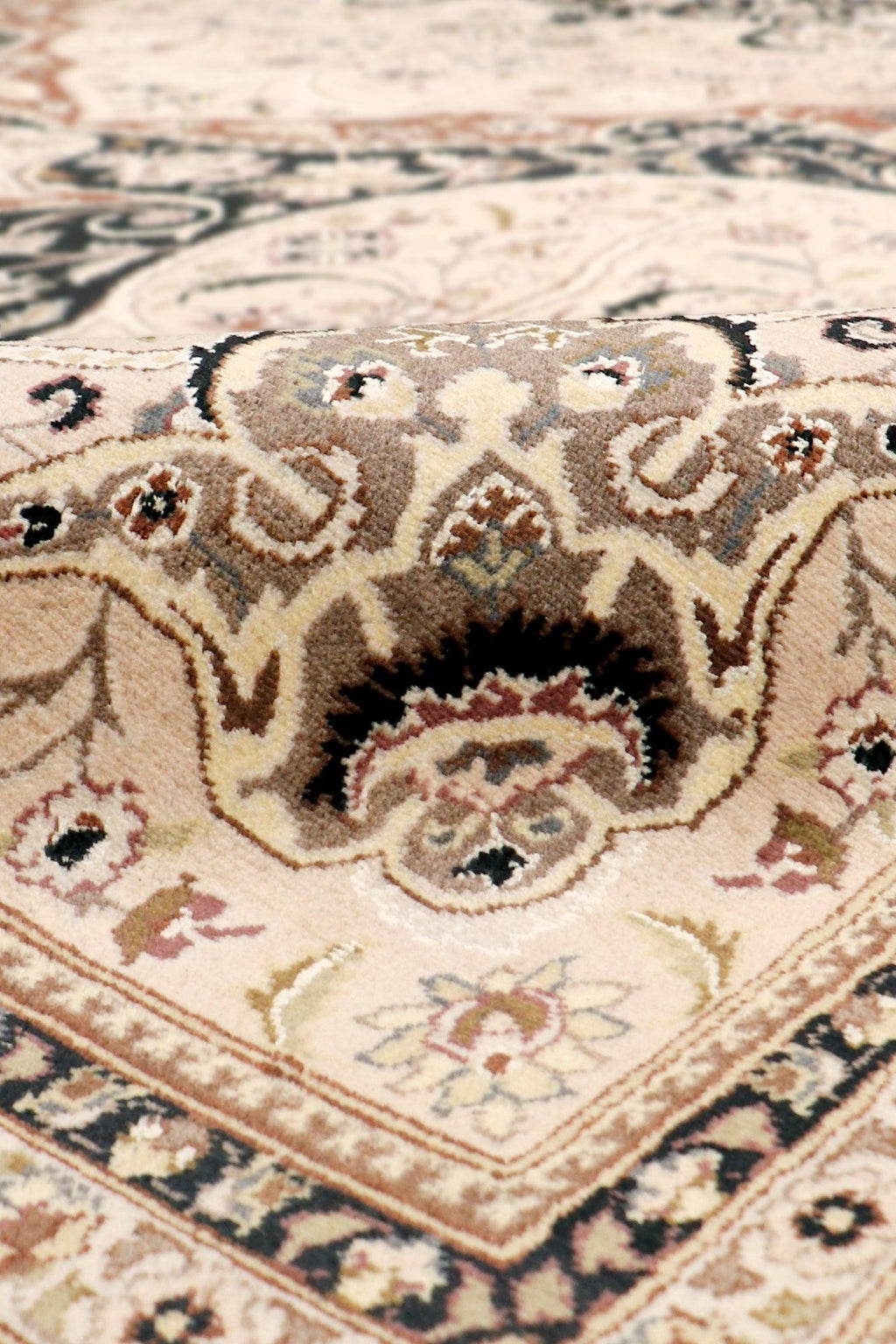 Canvello Tabriz Hand-Knotted Wool Area Rug- 9'10" X 15'