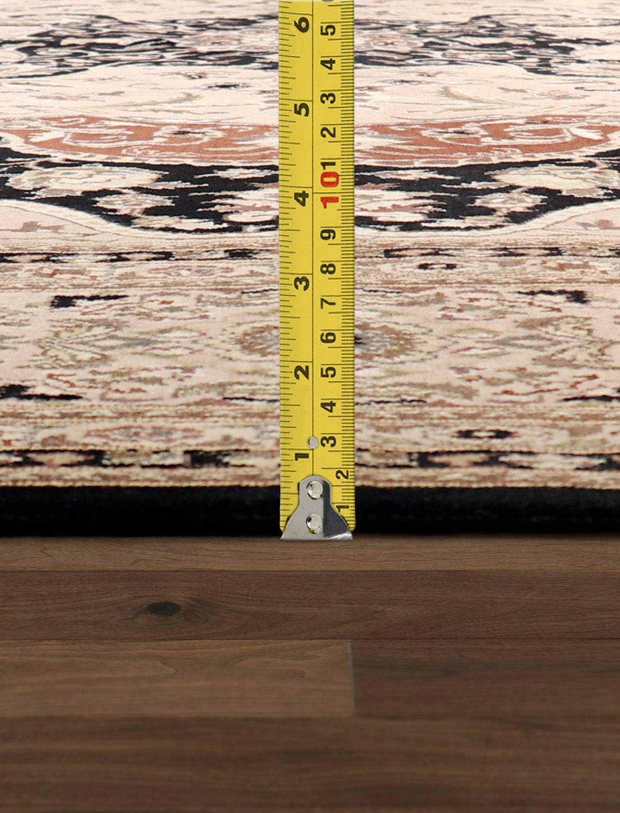 Canvello Tabriz Hand-Knotted Wool Area Rug- 9'10" X 15'