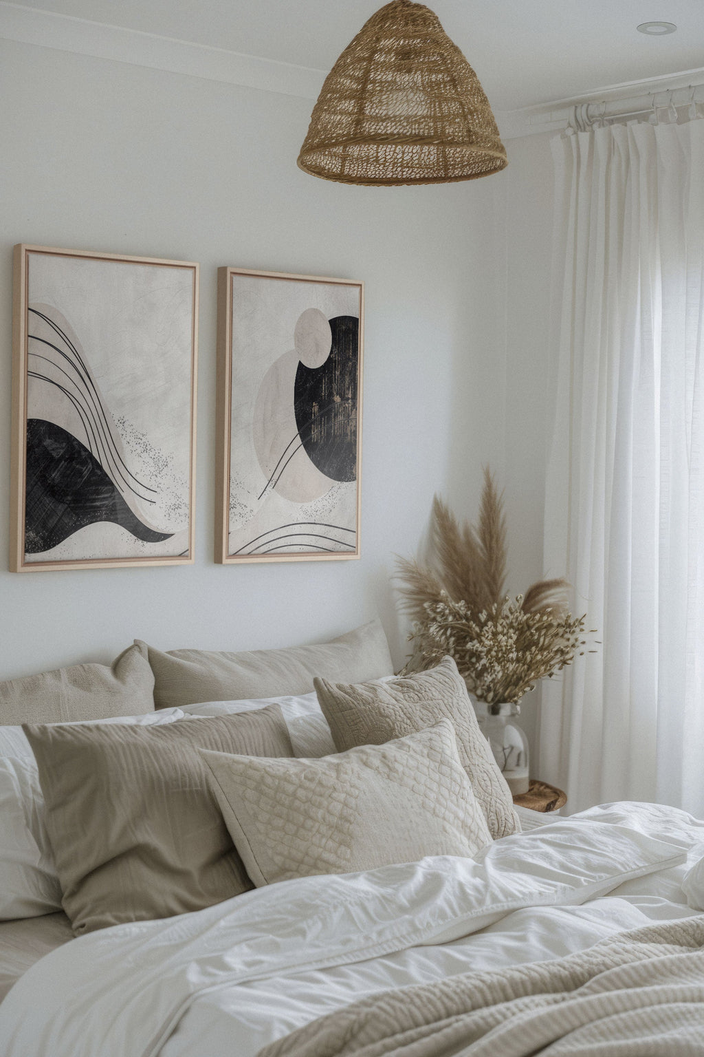 MINIMALIST UNIVERSE DUO (2 Oeuvres sur toile étirée)