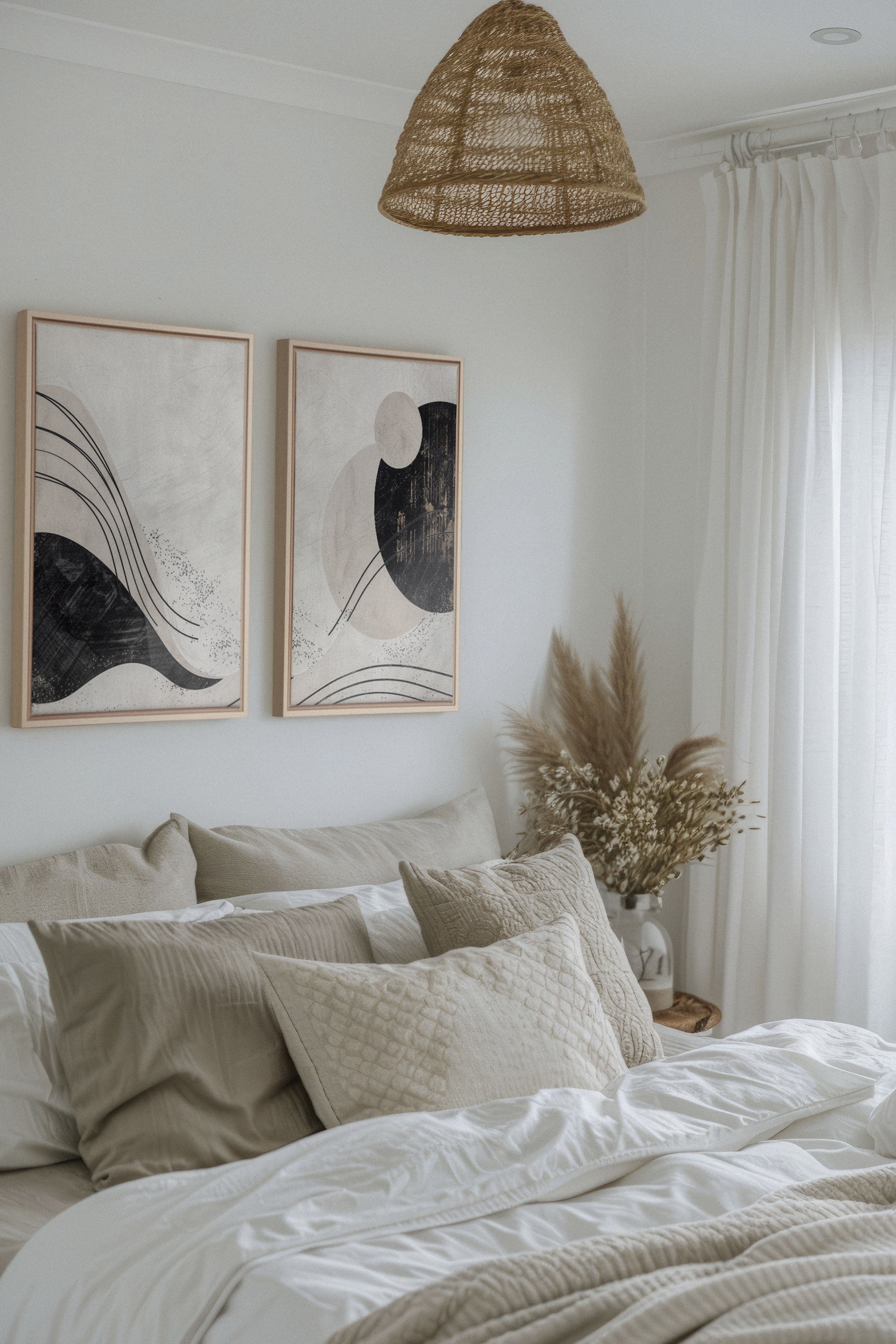 MINIMALIST UNIVERSE DUO (2 Oeuvres sur toile étirée)