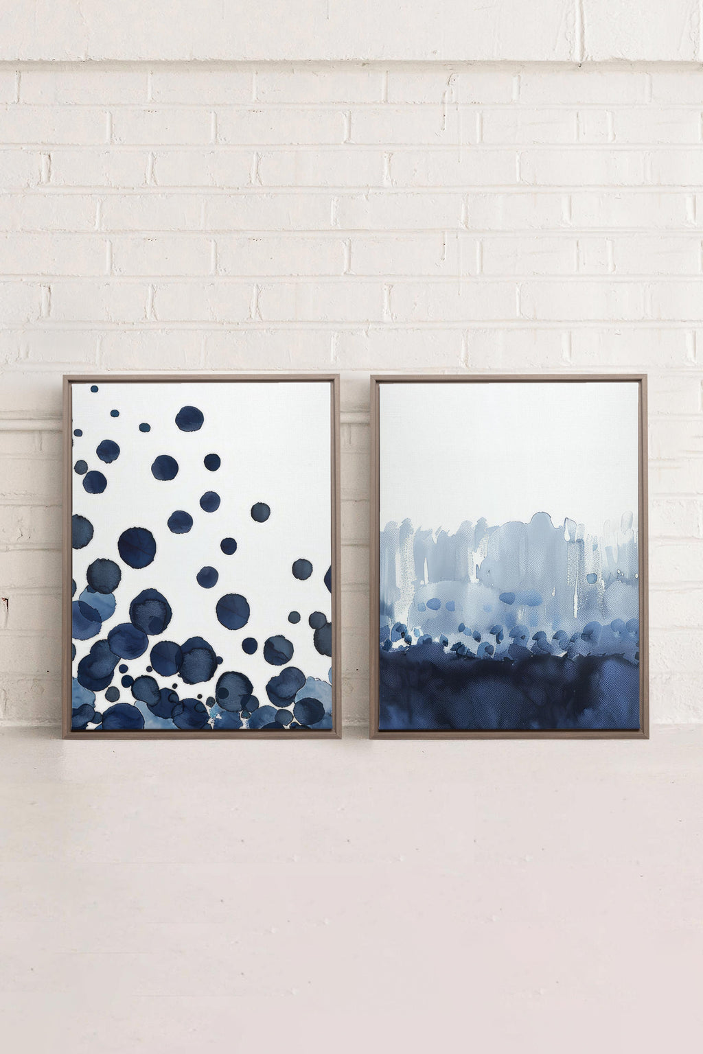 OCEAN MIST DUO (2 Oeuvres sur toile étirée)