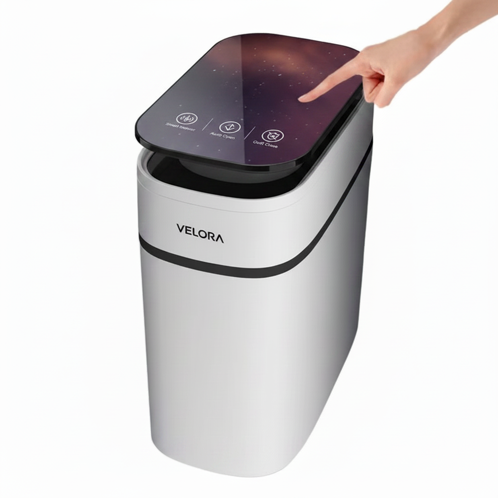 VELORA Smart Sensor Automatic Trash Can — 20L/50L Large Capacity